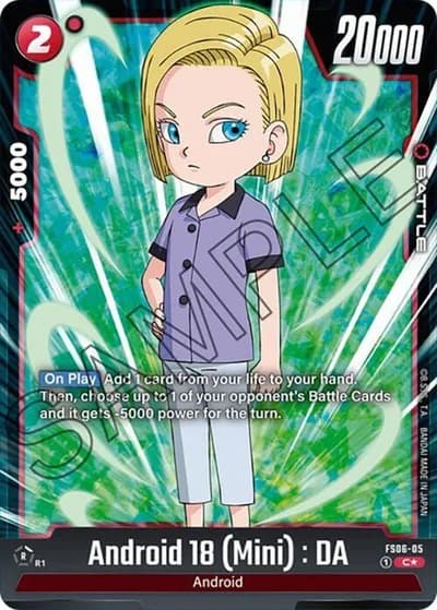 Android 18 (Mini) : DA (Bonus Pack Alternate Art)
