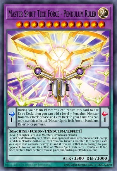 Master Spirit Tech Force - Pendulum Ruler