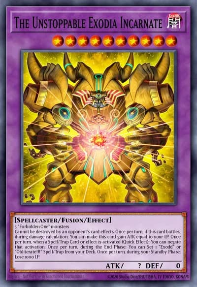 The Unstoppable Exodia Incarnate